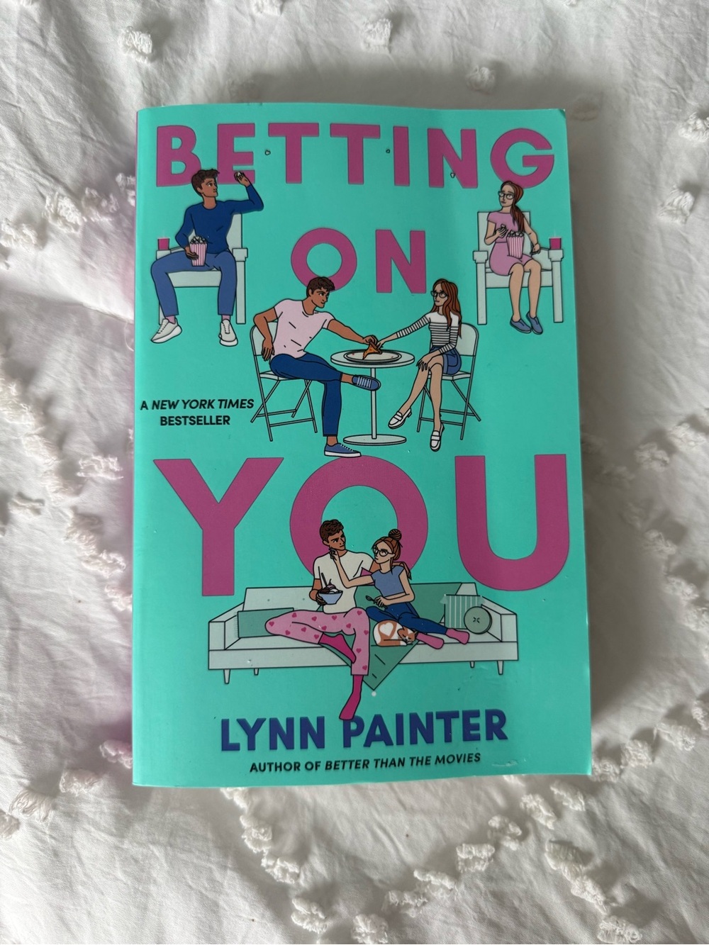 Betting On You Wall Art - Turquoise and Pink